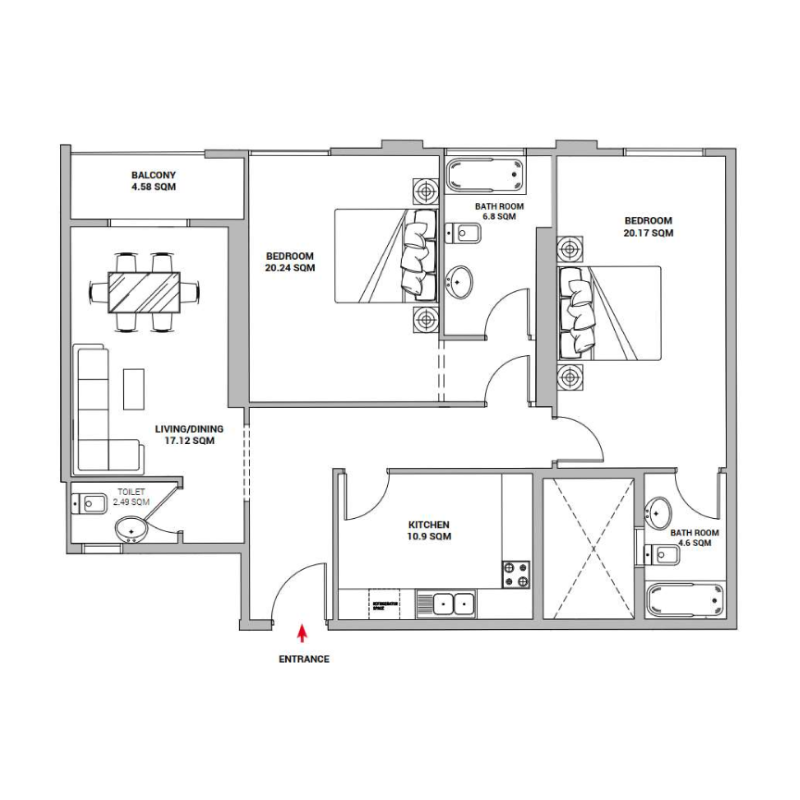 Apartments plan