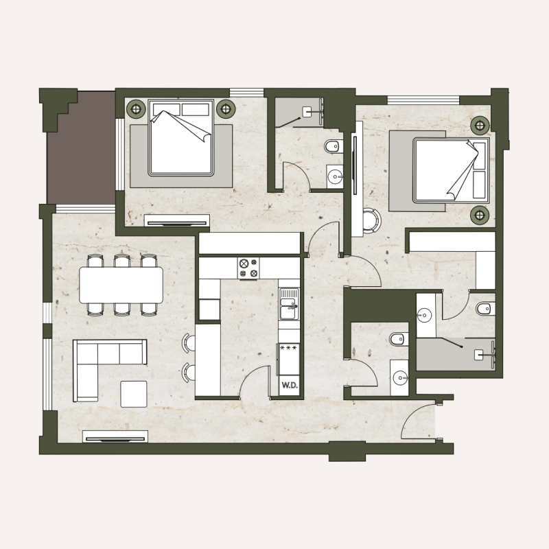 Apartments plan