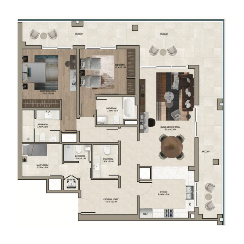 Apartments plan