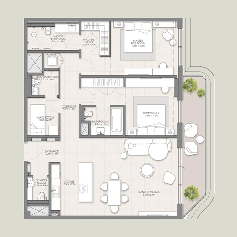 Apartments plan