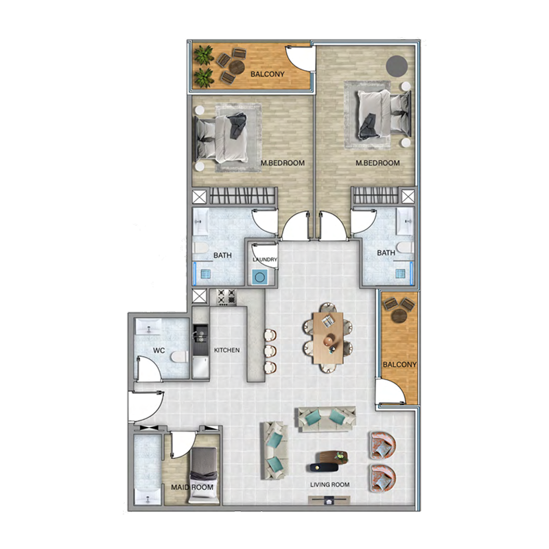 Apartments plan