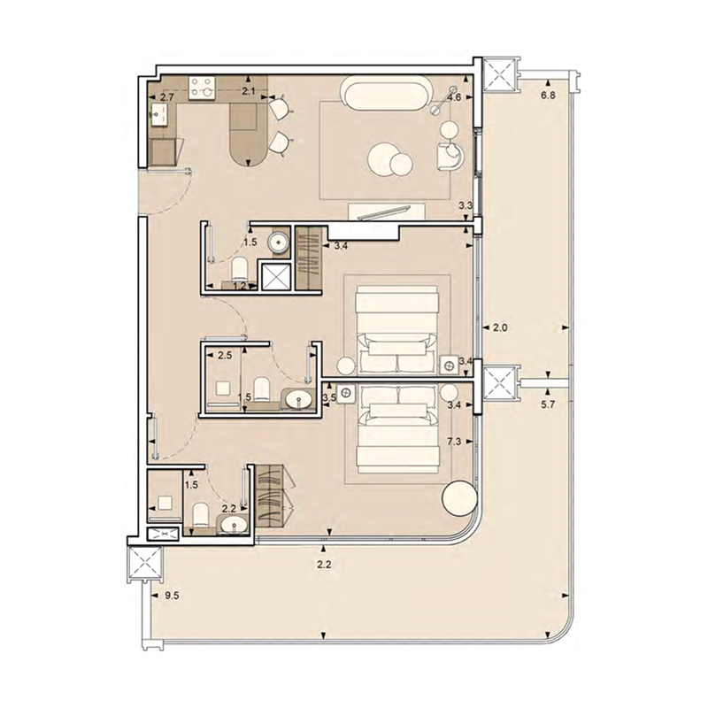 Apartments plan