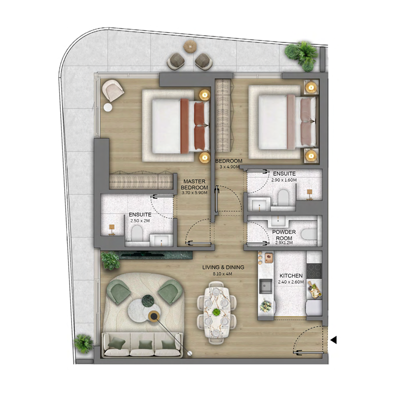 Apartments plan