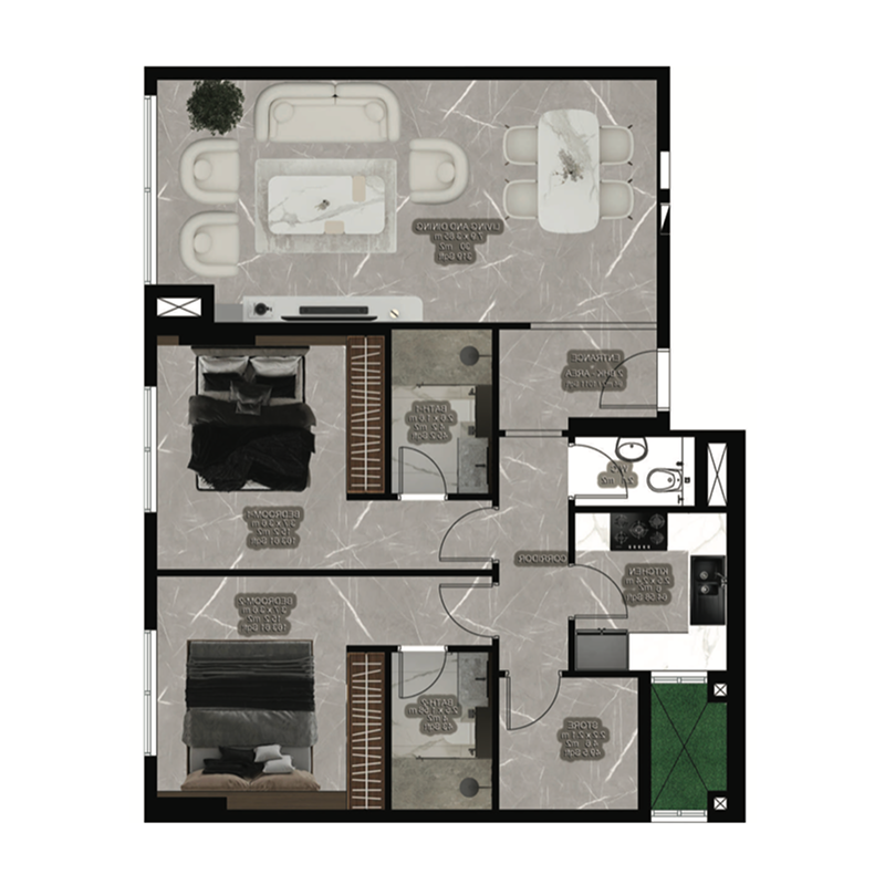 Apartments plan
