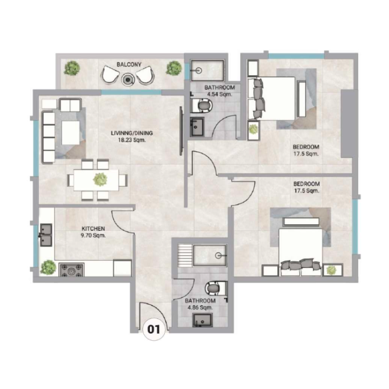 Apartments plan
