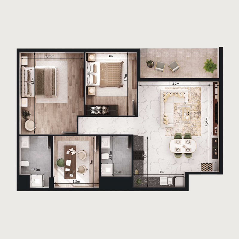Apartments plan