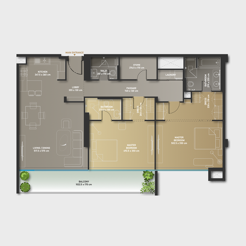 Apartments plan