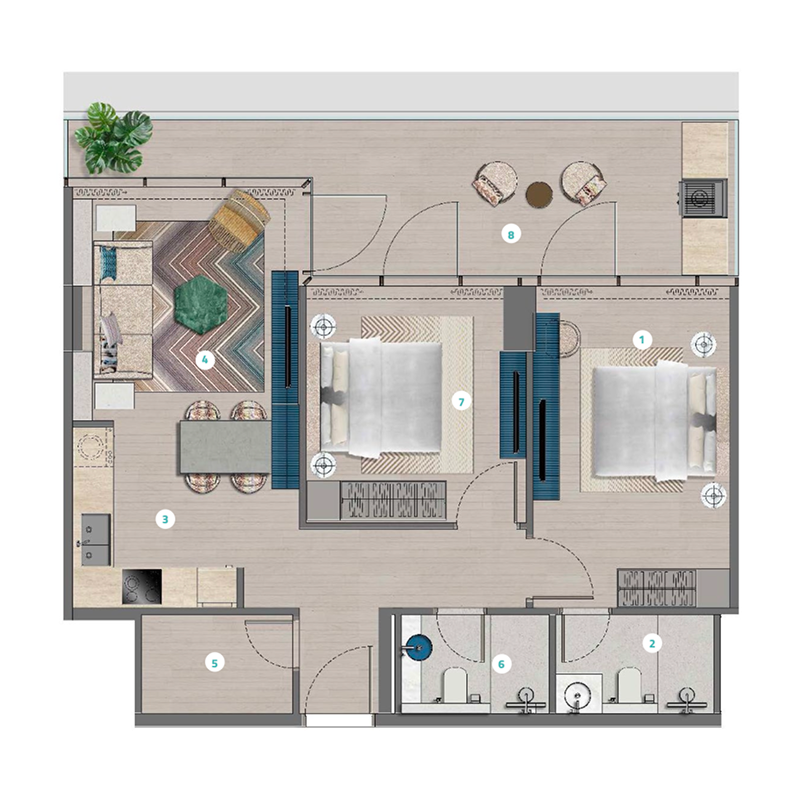 Apartments plan