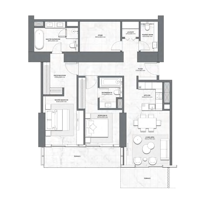 Apartments plan