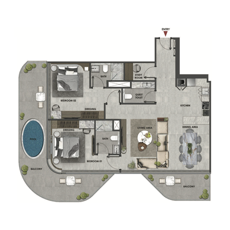 Apartments plan