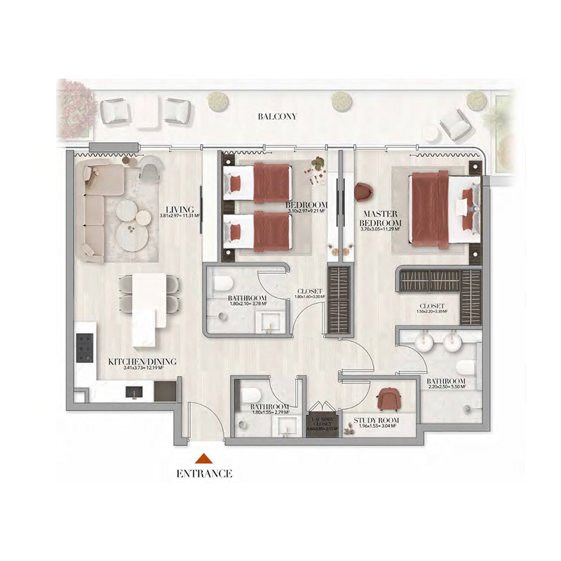 Apartments plan