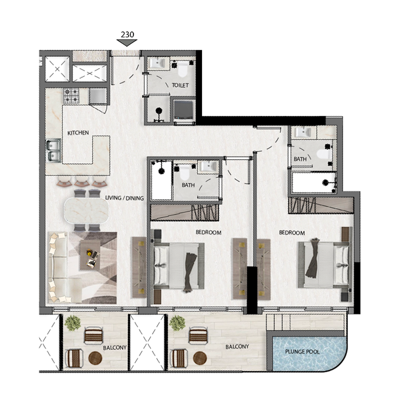 Apartments plan