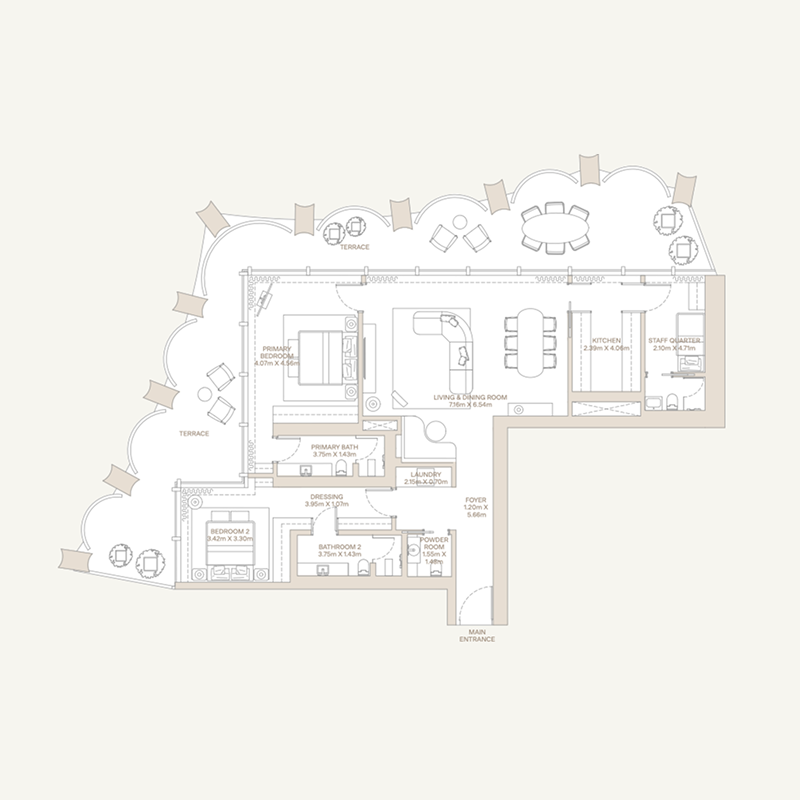 Apartments plan
