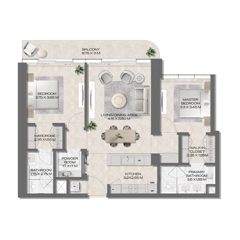 Apartments plan