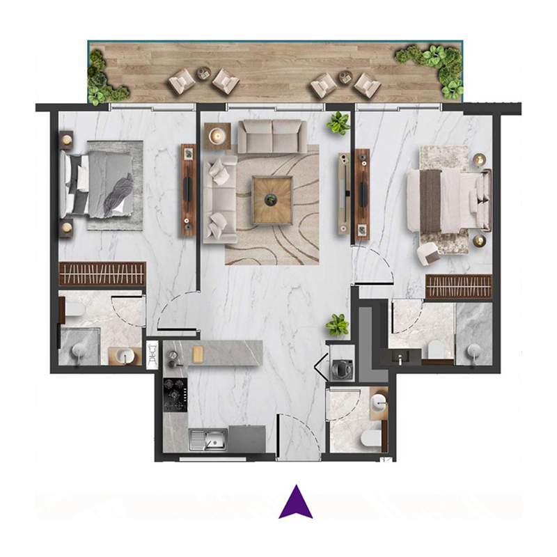 Apartments plan