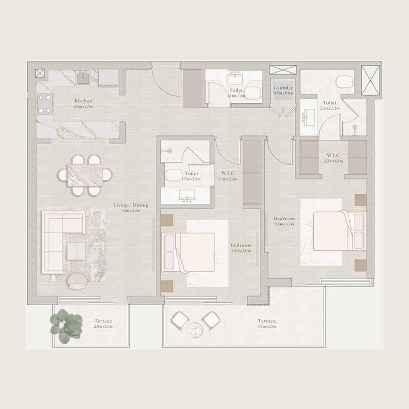 Apartments plan