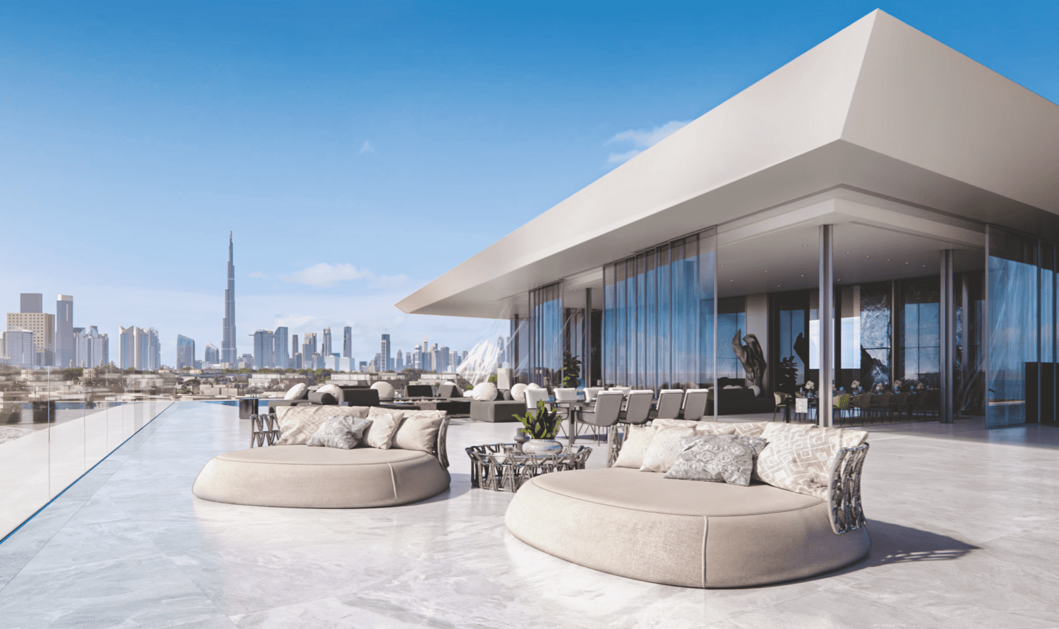 Roof pool with pool spa and bar amenity image