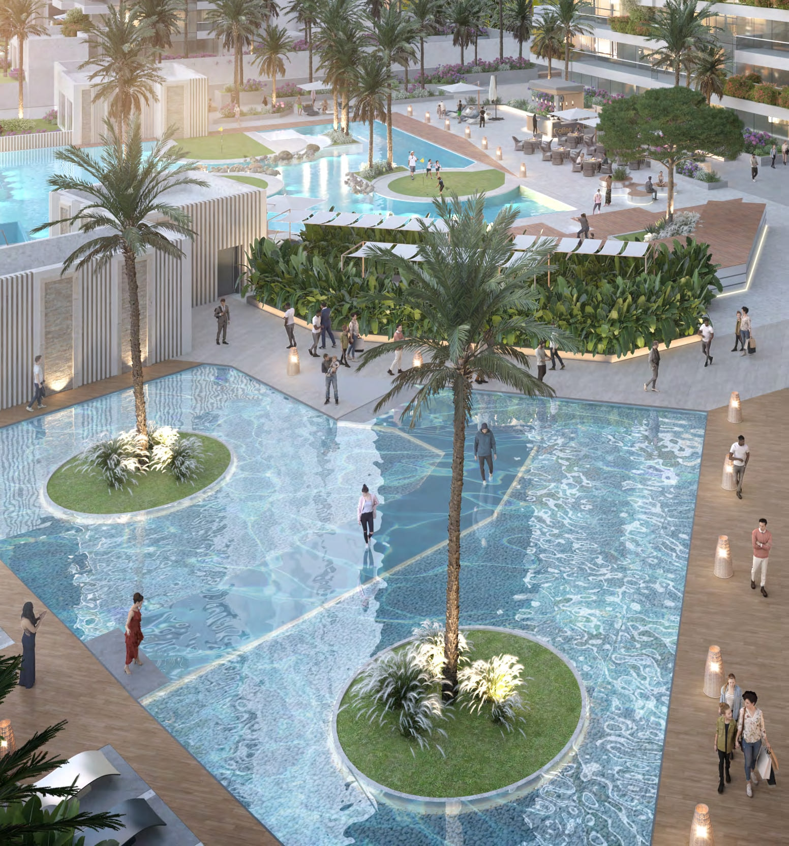 Pedestrian walkway amenity image