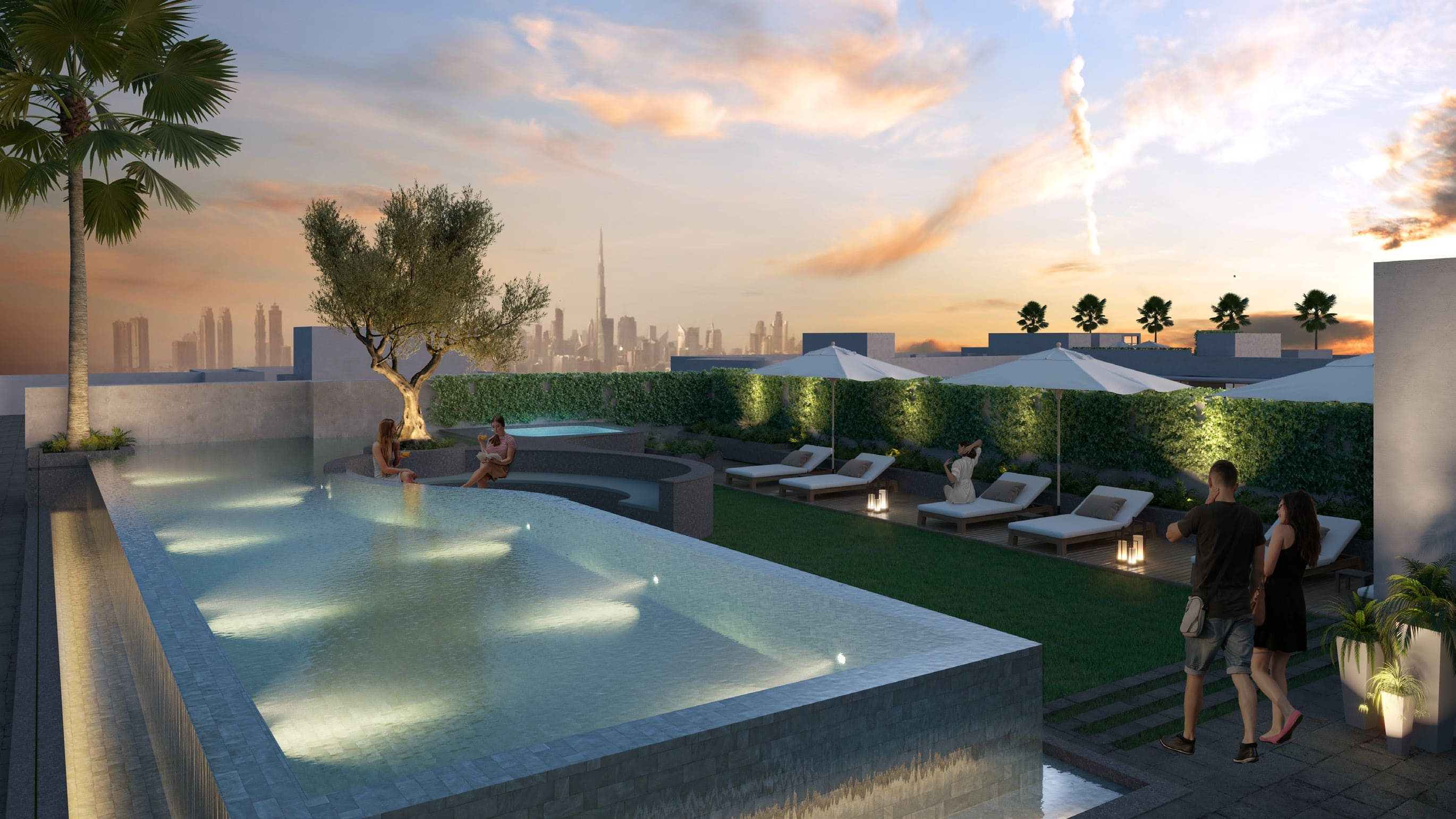 Rooftop Infinity Pool amenity image
