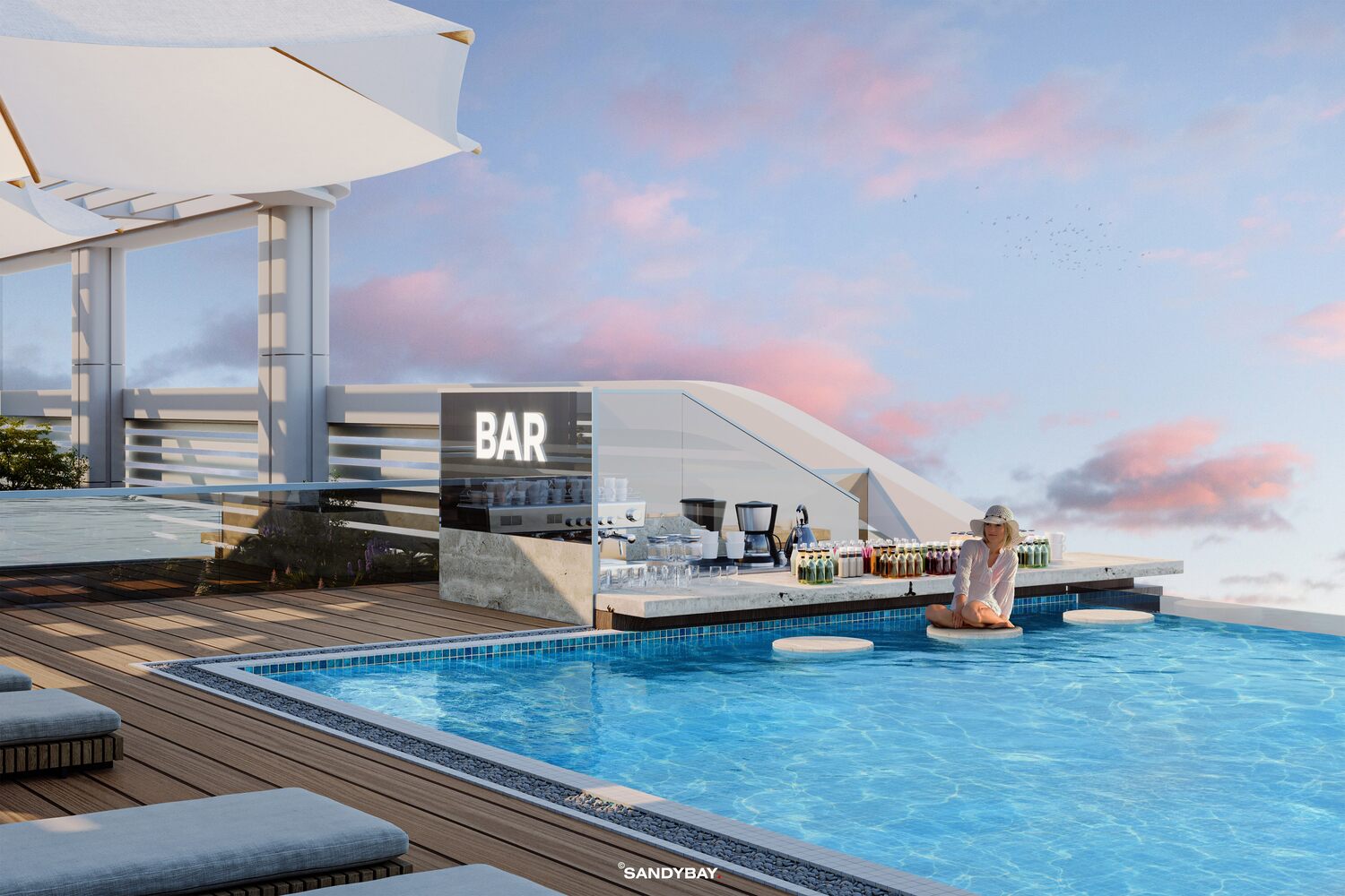 Rooftop Pool amenity image