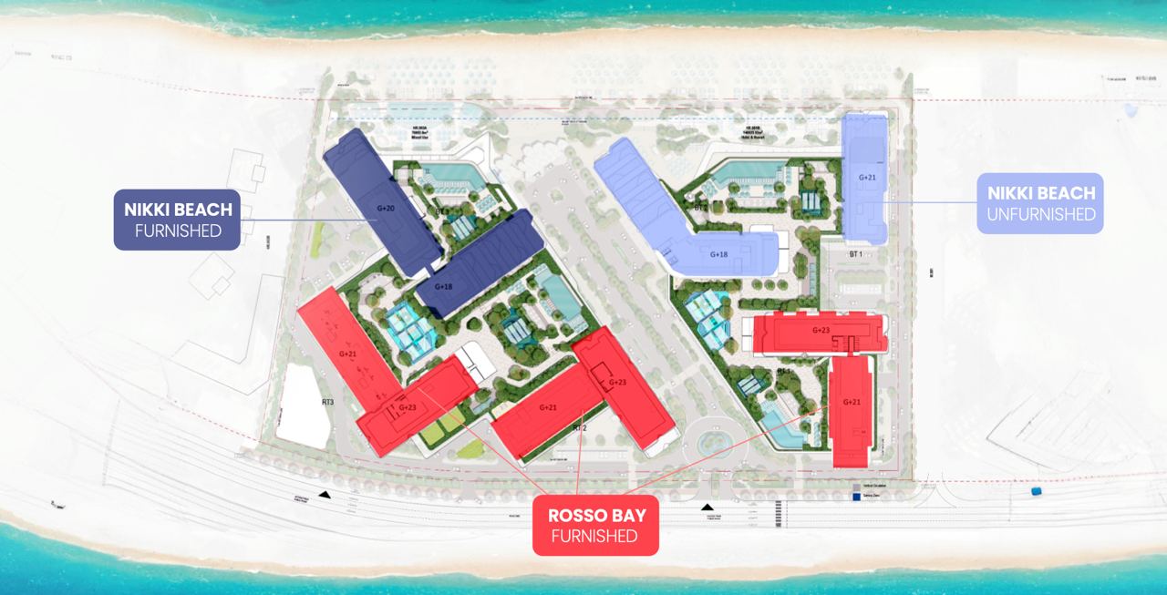 Nikki Beach Residences master plan 1