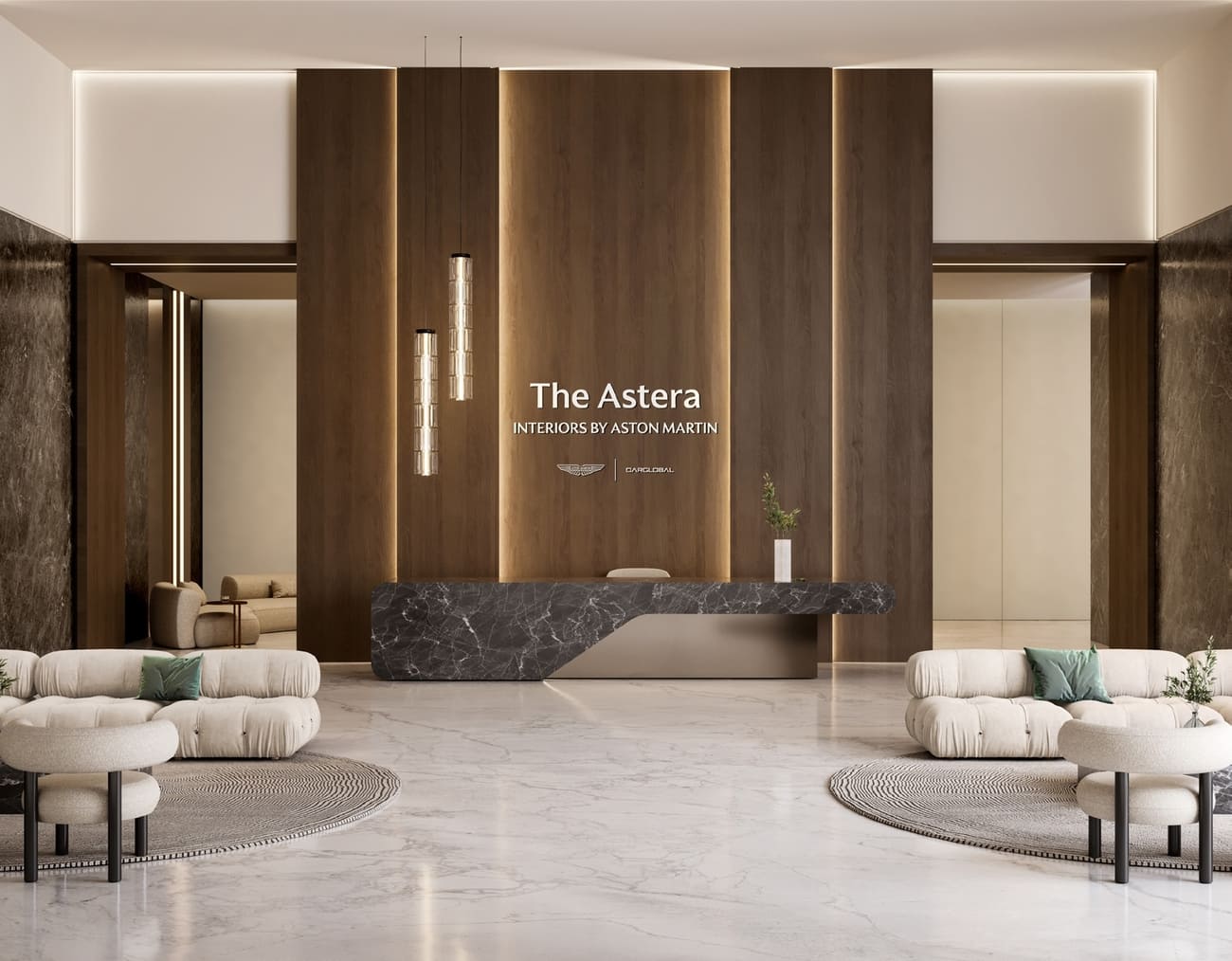 The Astera by Aston Martin lobby 1