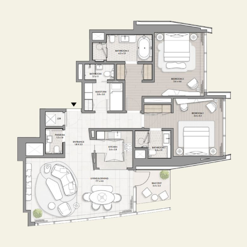 Apartments plan