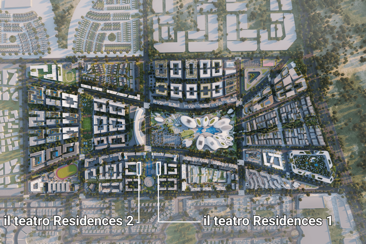 il teatro Residences 1 and 2 master plan 1
