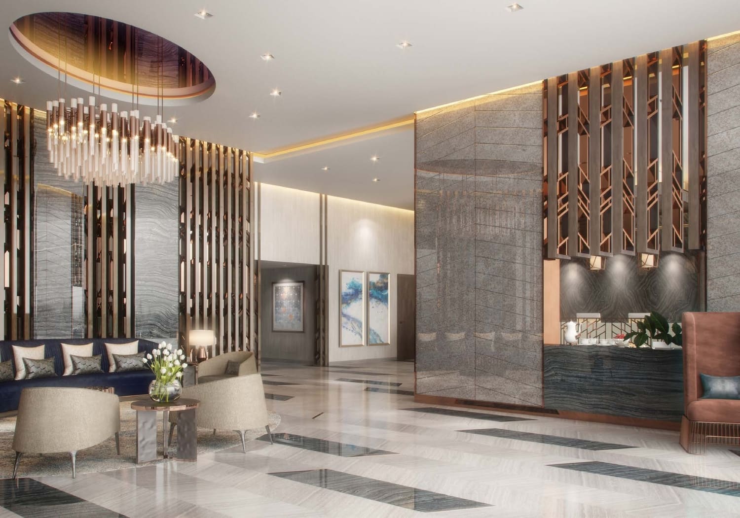 Damac Hills - Radisson Dubai lobby 1