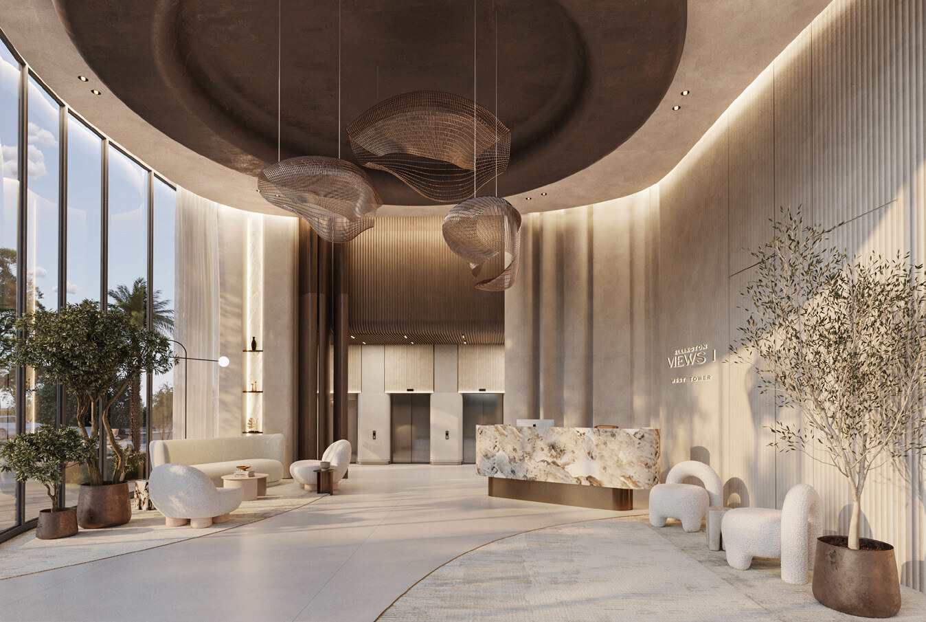 Ellington Views I and II lobby 1