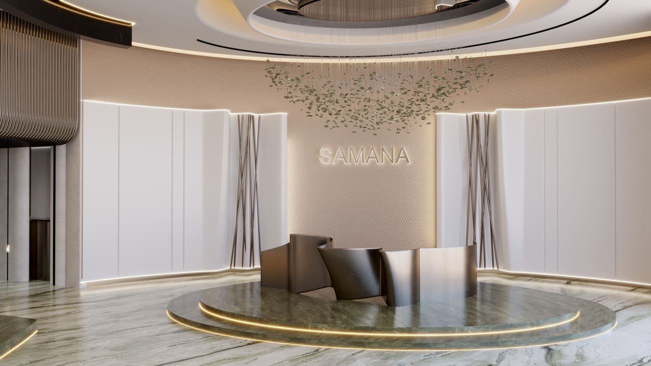 Samana Barari Lagoons lobby 1
