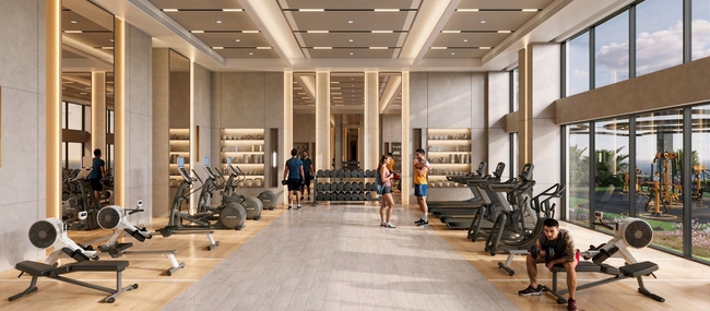Indoor Gym with Shower amenity image