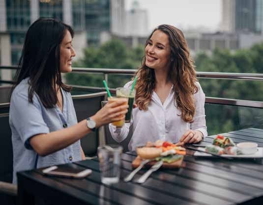 Dining outlets and retail stores amenity image