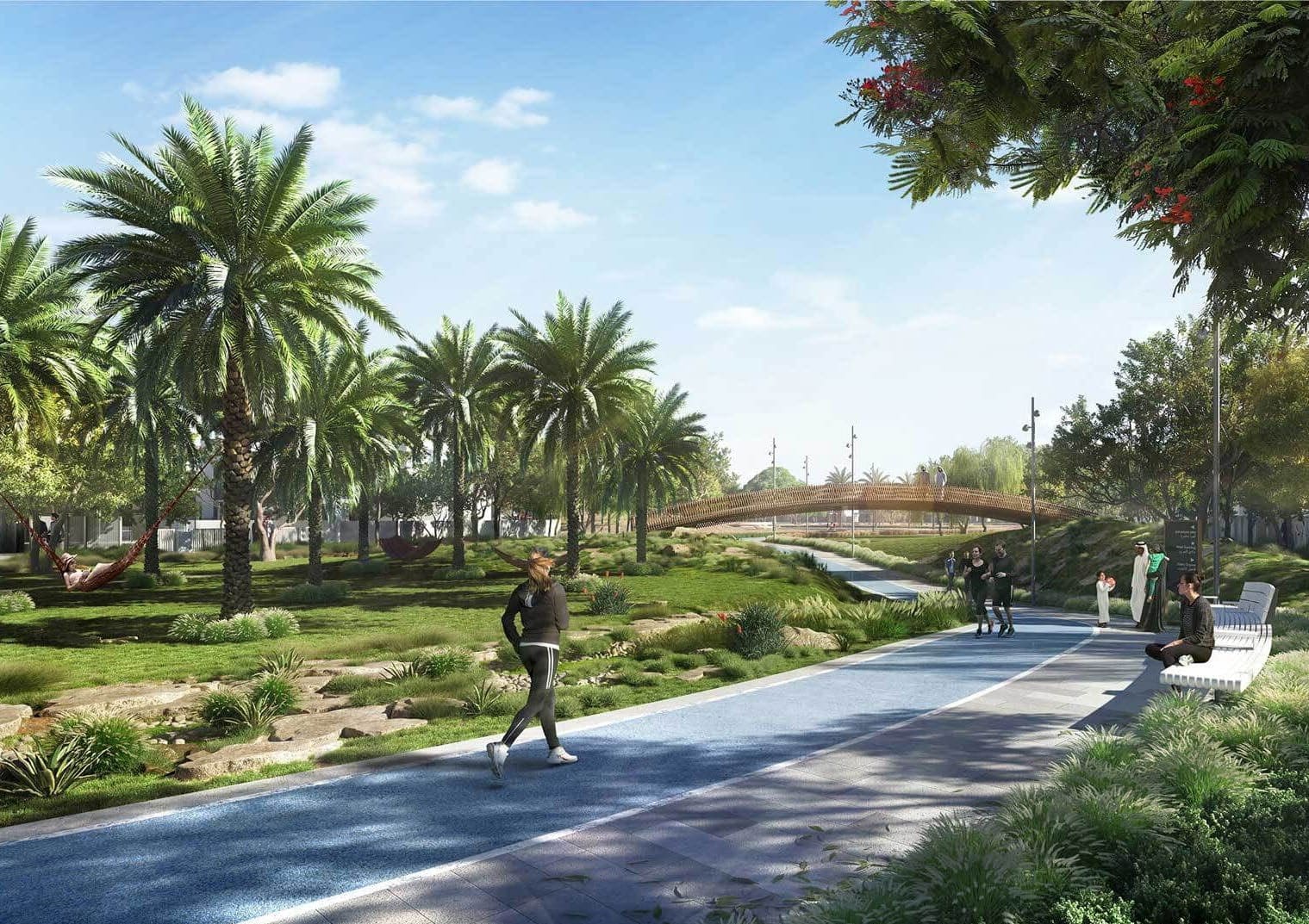 Jogging and cycling tracks amenity image