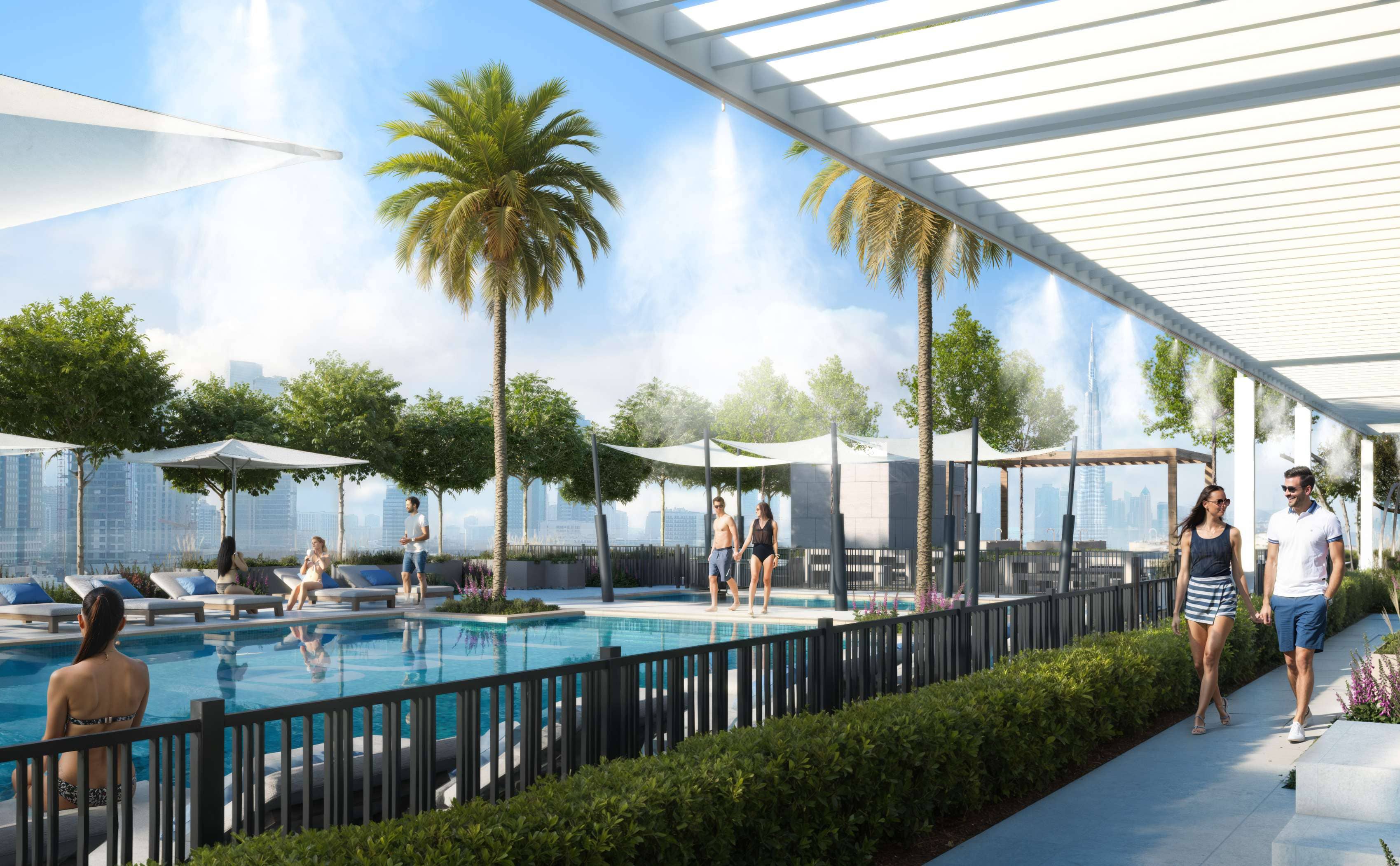 Green Walkway with Refreshing Mist System amenity image