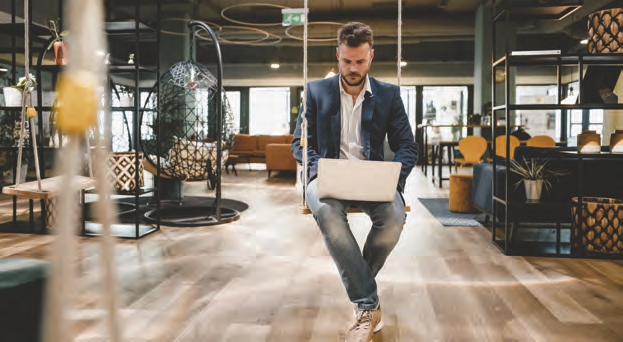 Lounges for movies, co-working, art, and music amenity image