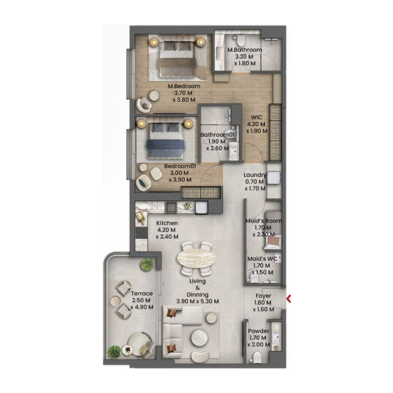 Apartments plan
