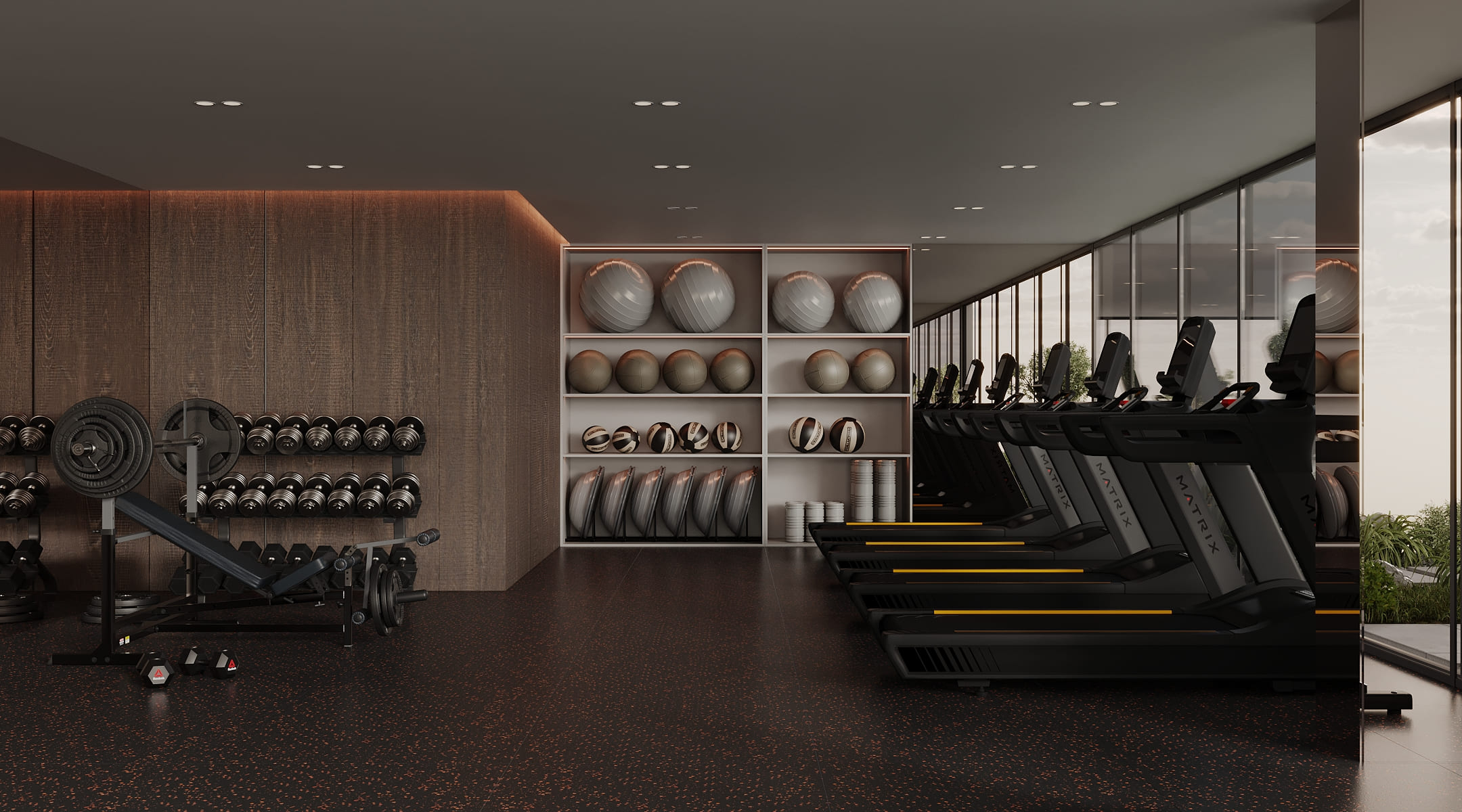 State-of-the-art gym facility amenity image