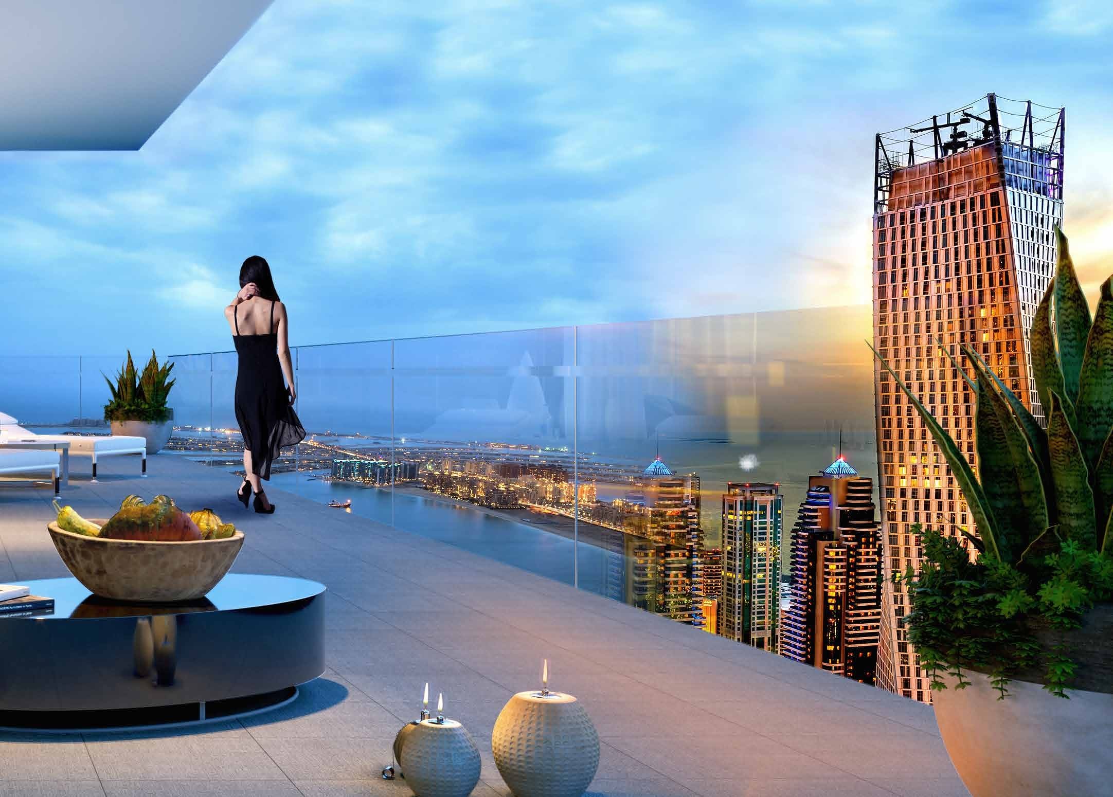 Spacious private terraces amenity image