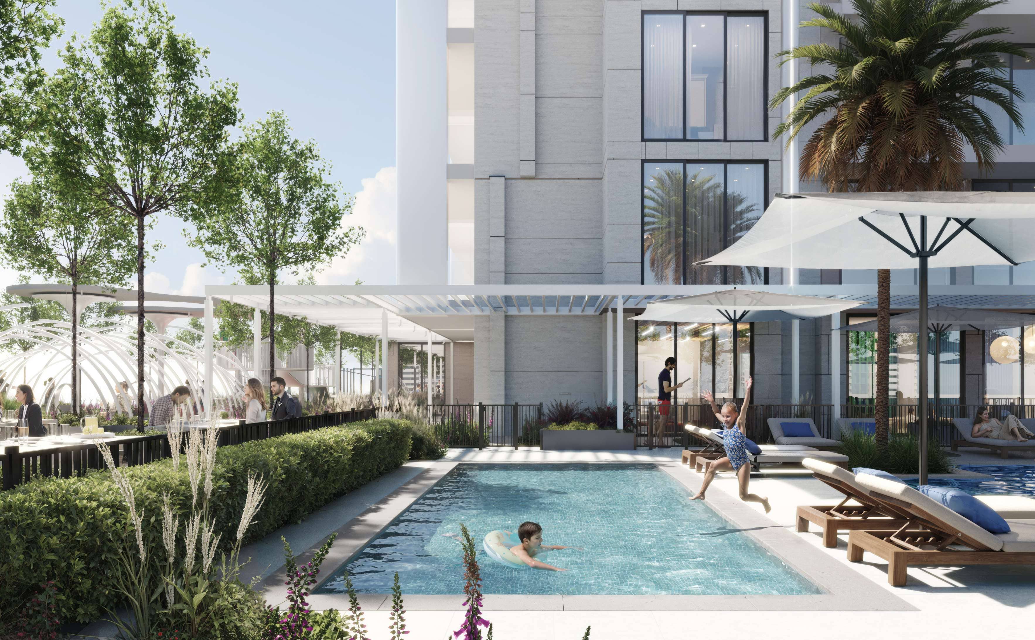 Shaded Kids Swimming Pool amenity image