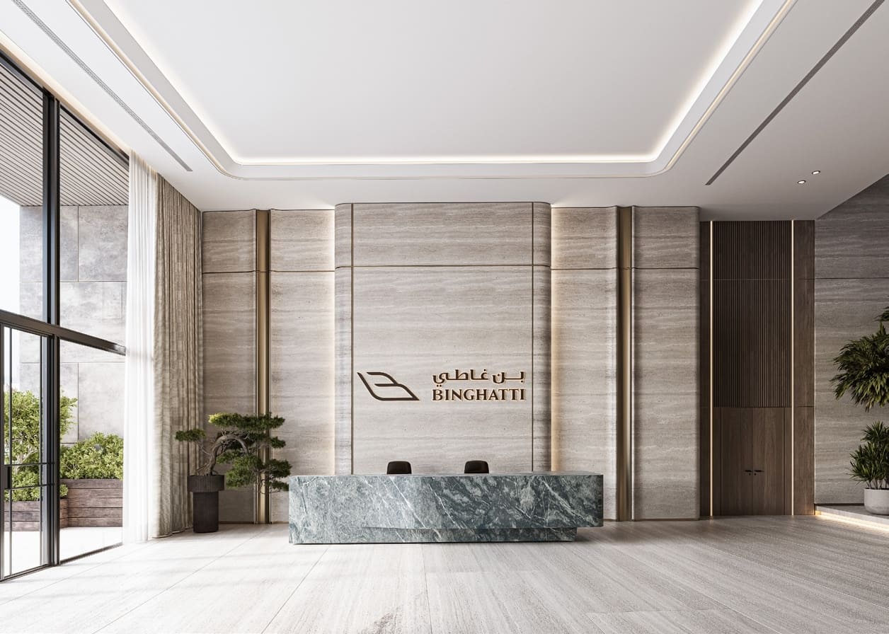 Binghatti Pinnacle lobby 1