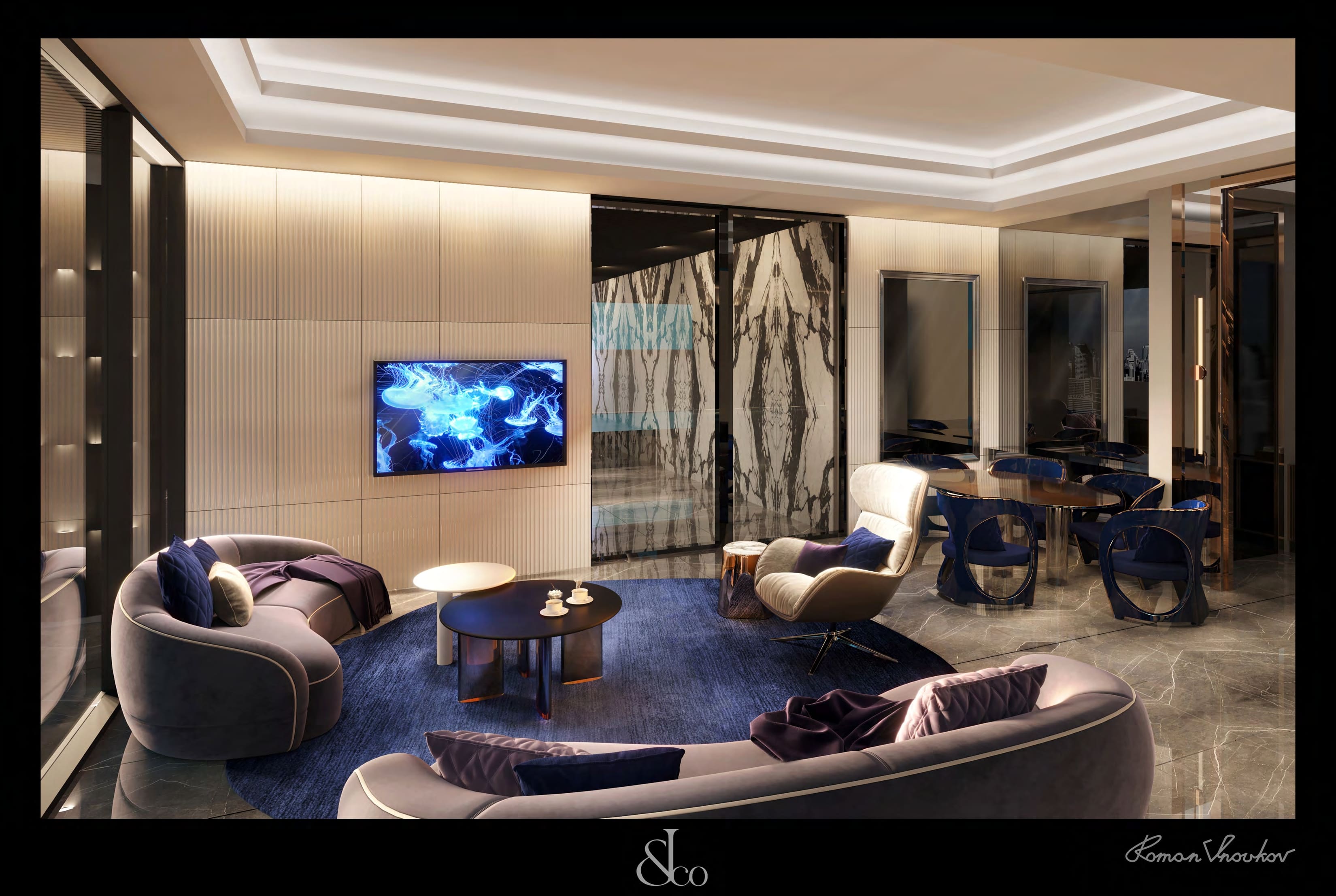 Burj Binghatti Jacob and Co Residences interior 5
