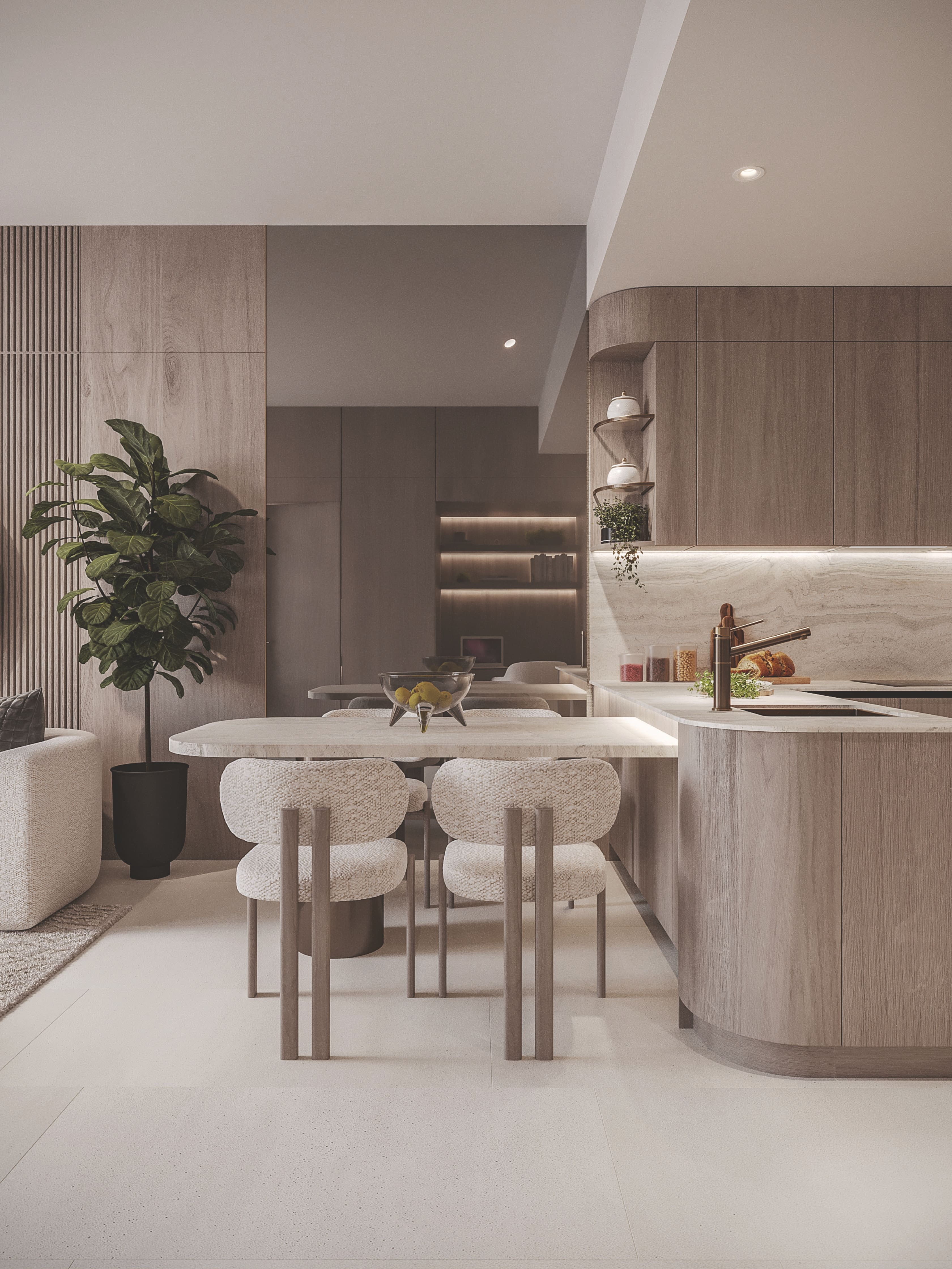 Pearl House II interior 4