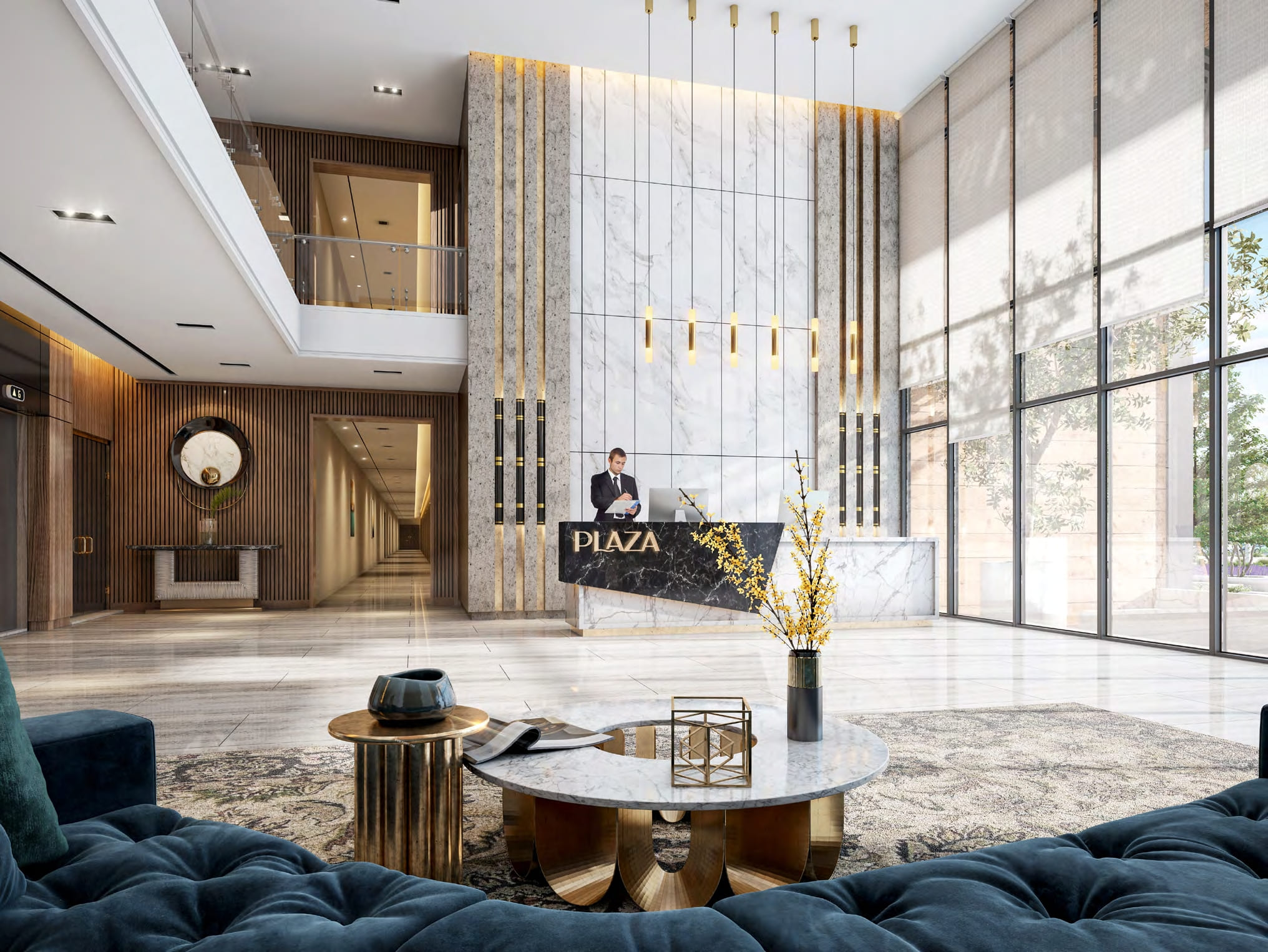 Plaza Reportage lobby 1