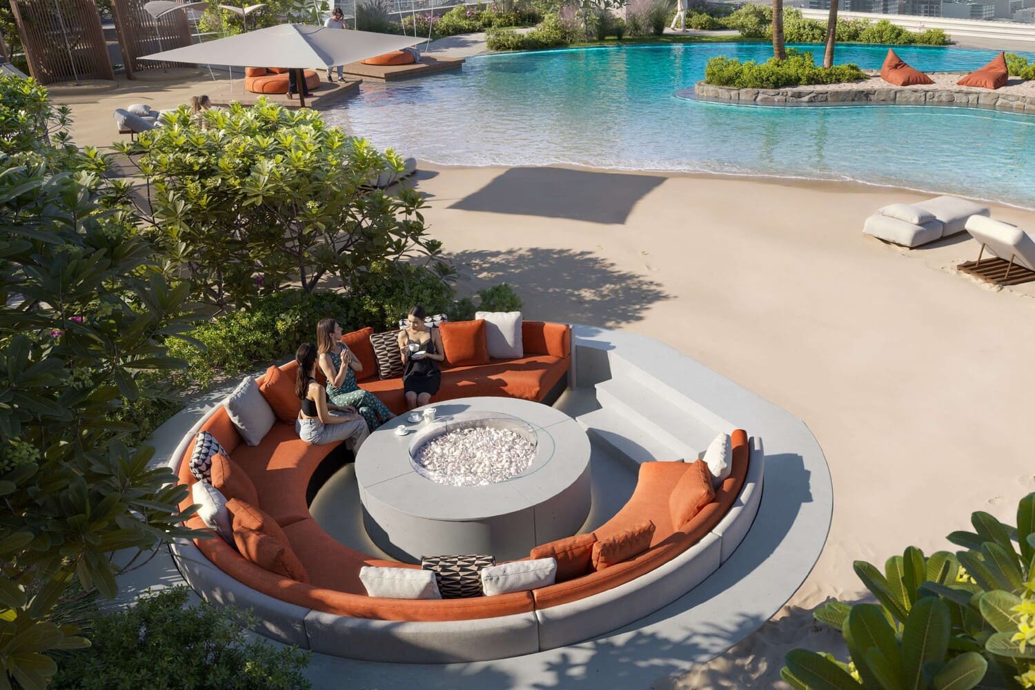 Poolside Sunken Lounge amenity image