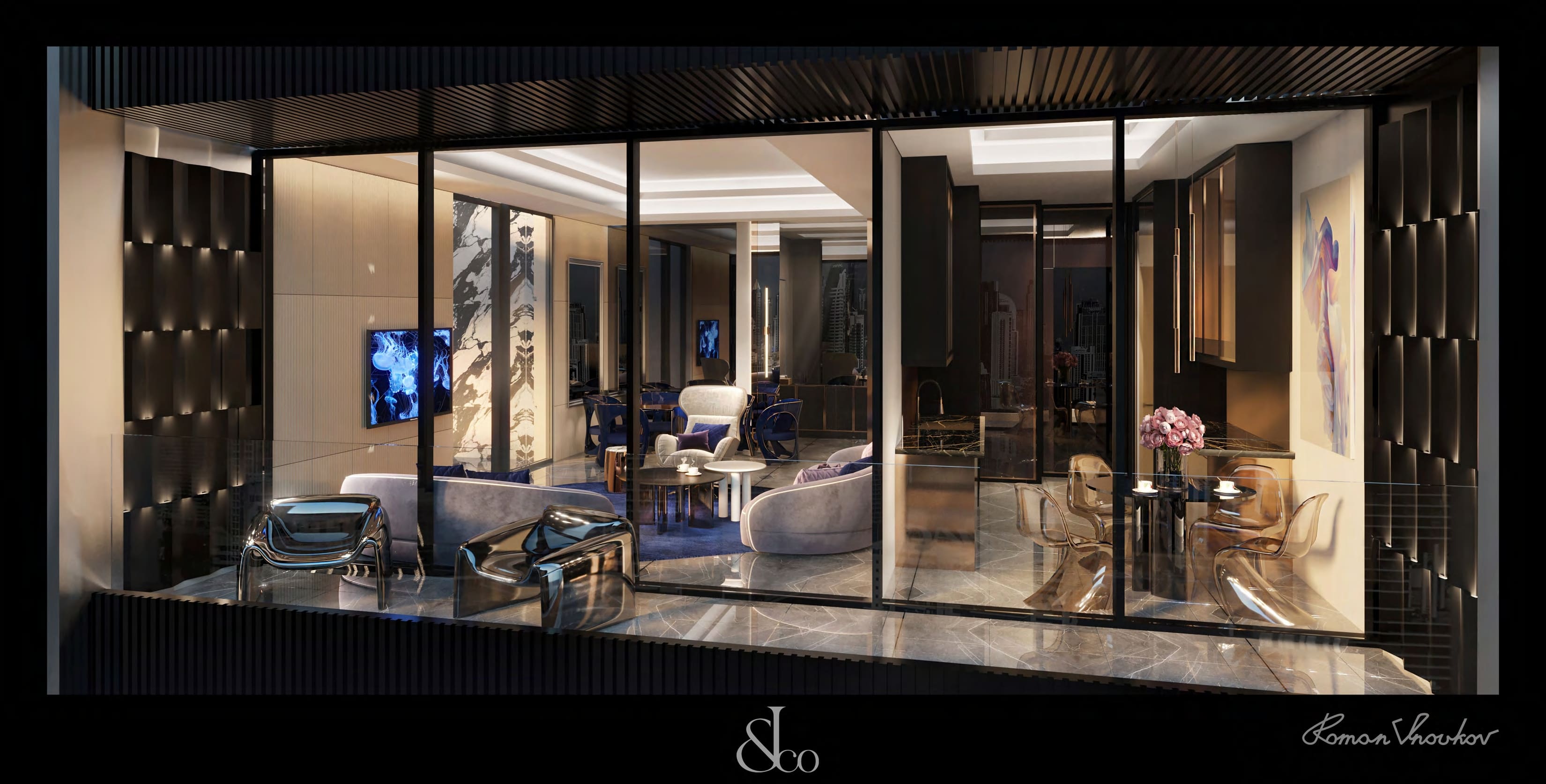 Burj Binghatti Jacob and Co Residences interior 7