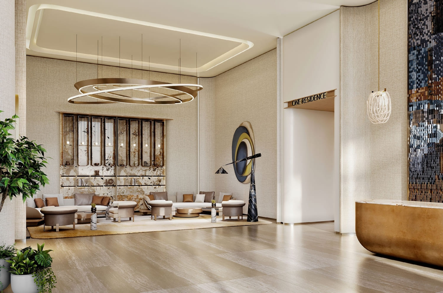 One Residence lobby 1