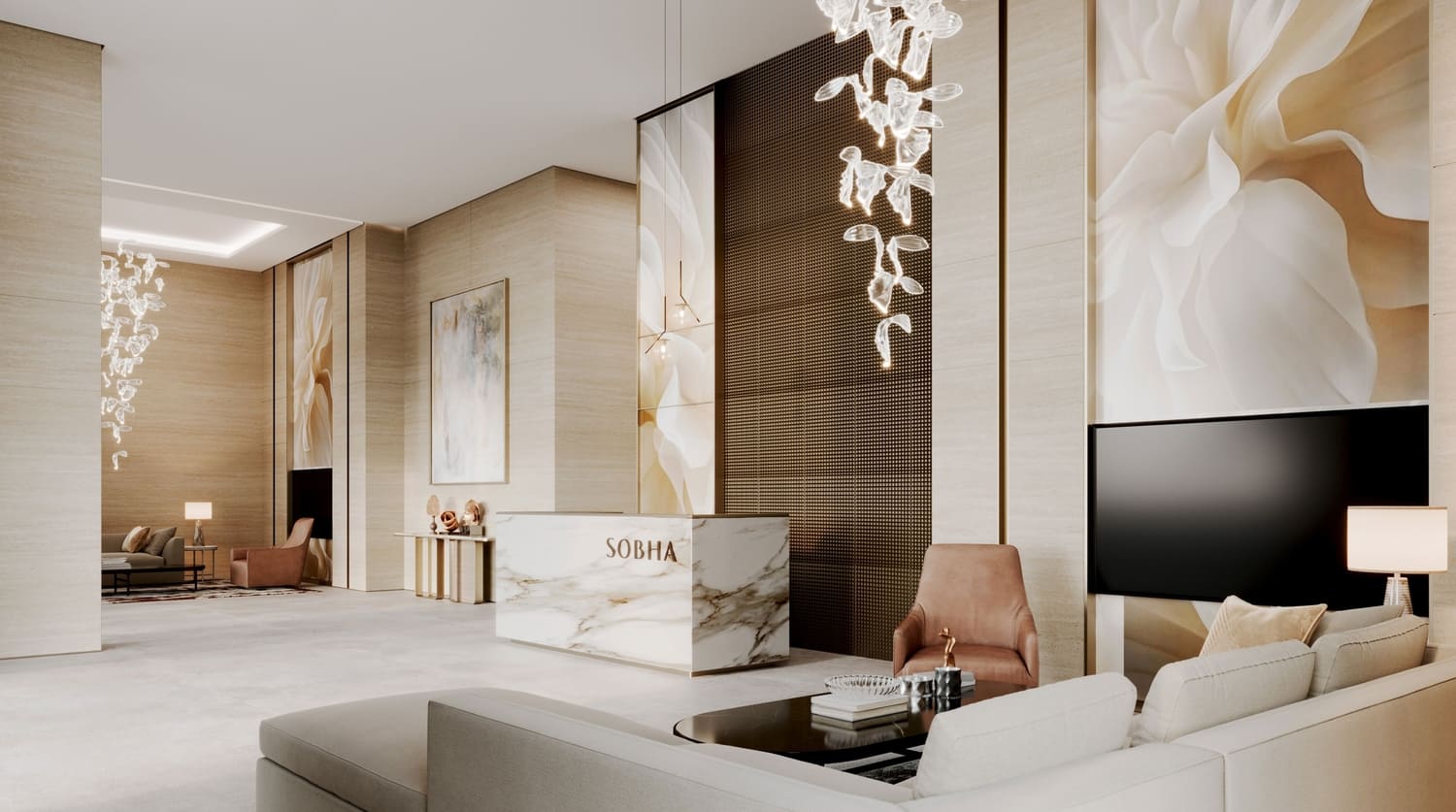 The Tranquil at Sobha Central lobby 1