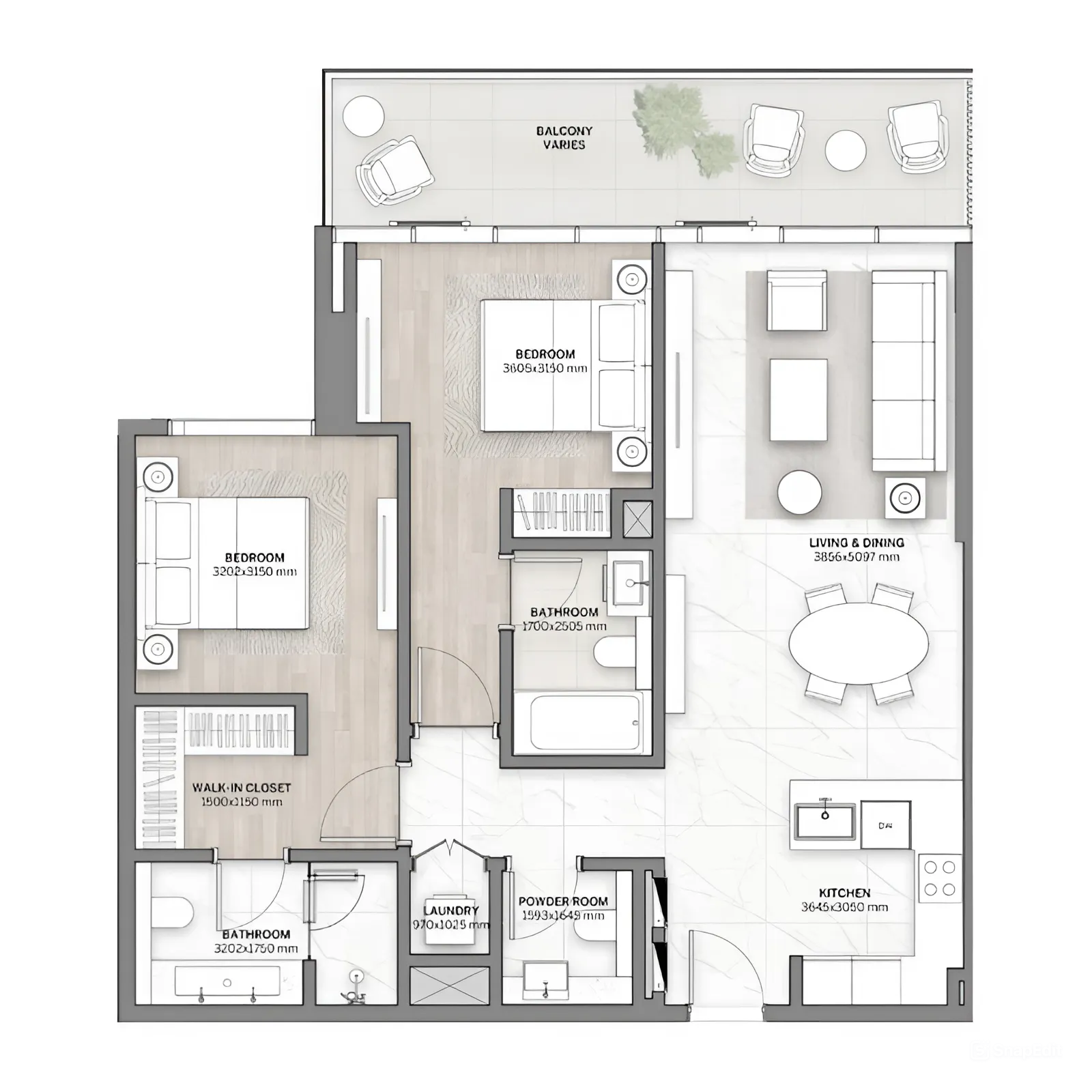 Apartments plan