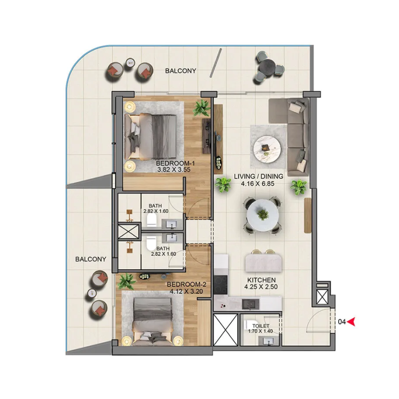 Apartments plan